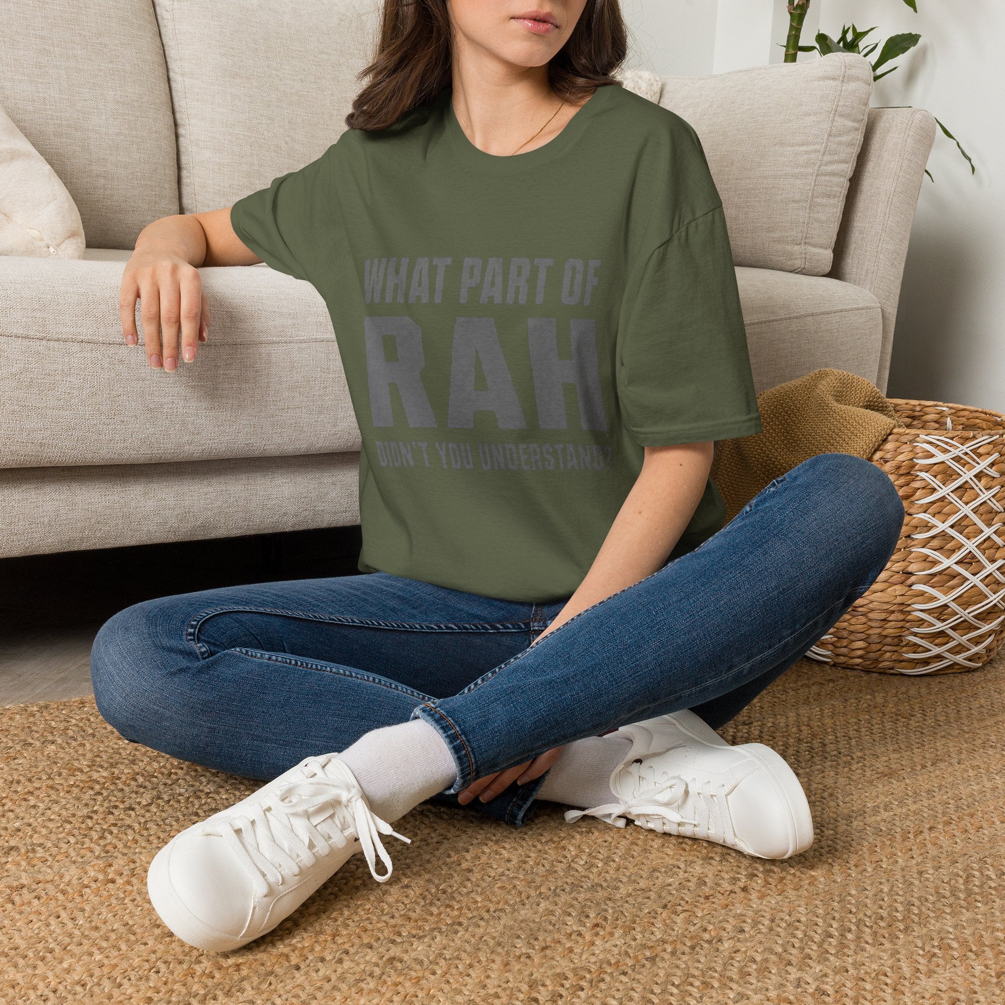 RAH Military T-Shirt – Funny Veteran Humor Tee | Bold Graphic Shirt for Veterans