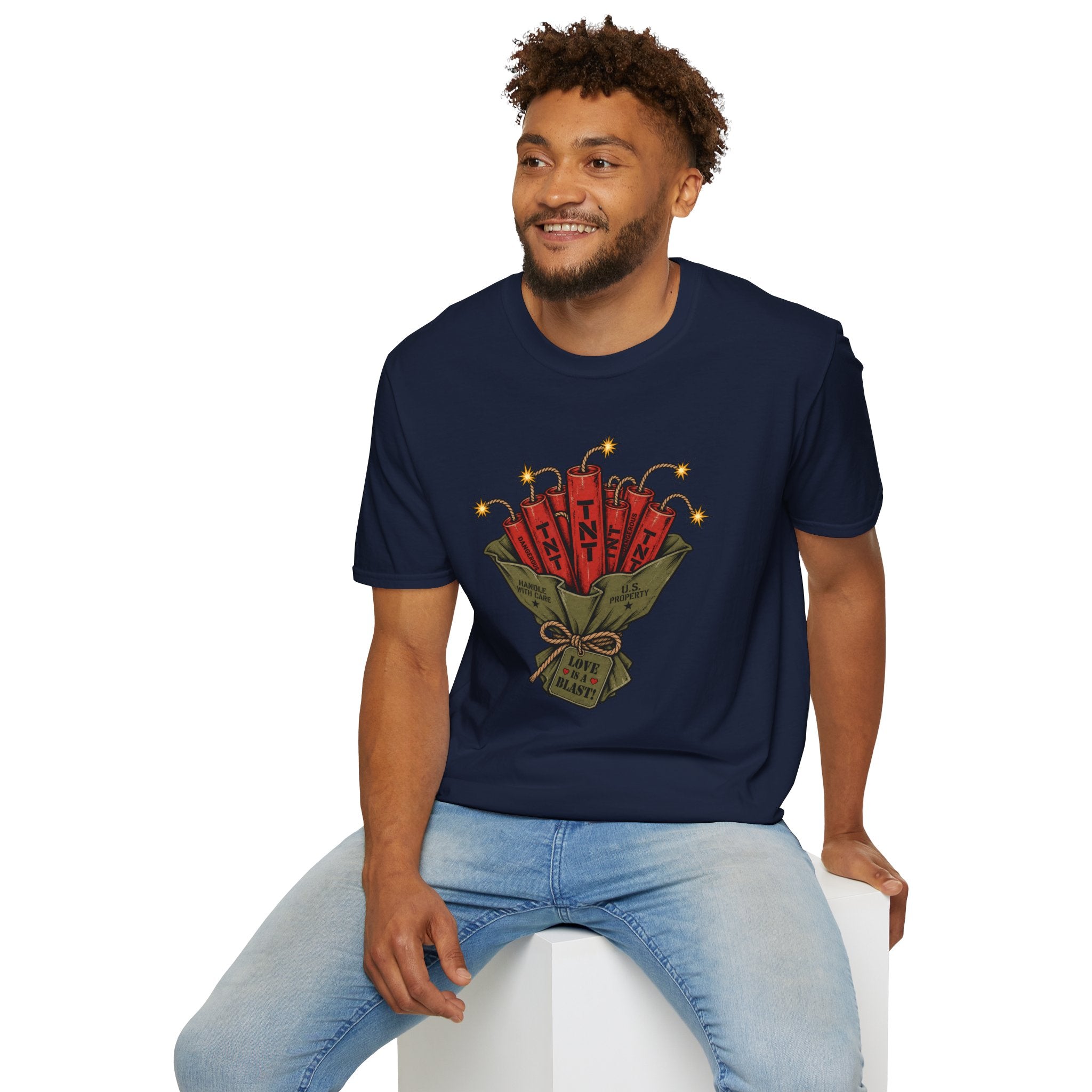 Dynamite Bouquet – Military Humor T-Shirt, Funny TNT Graphic Tee