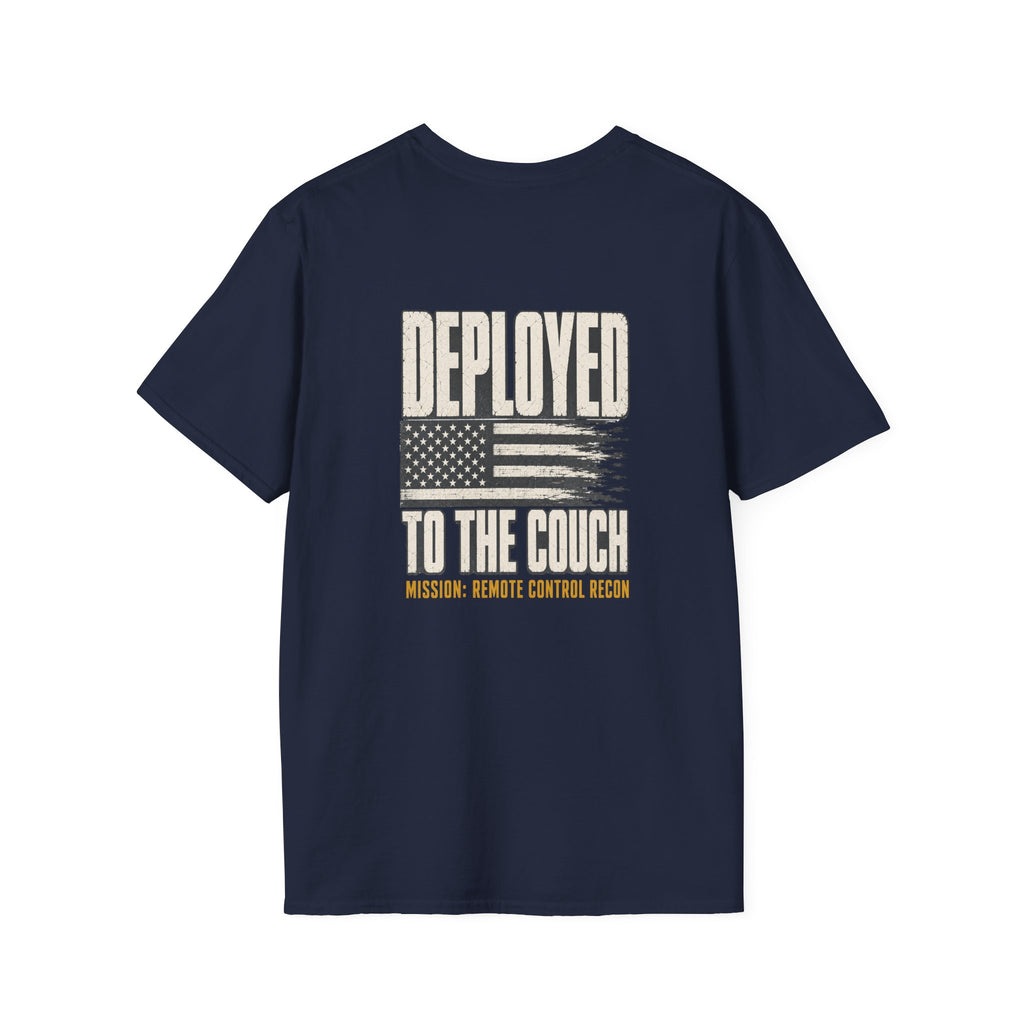Deployed to the Couch – Funny Veteran & Military Humor Shirt