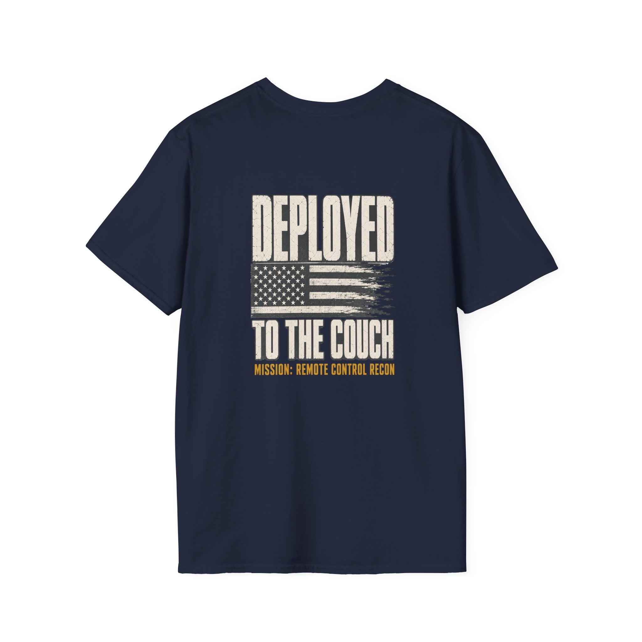 Deployed to the Couch – Funny Veteran & Military Humor Shirt