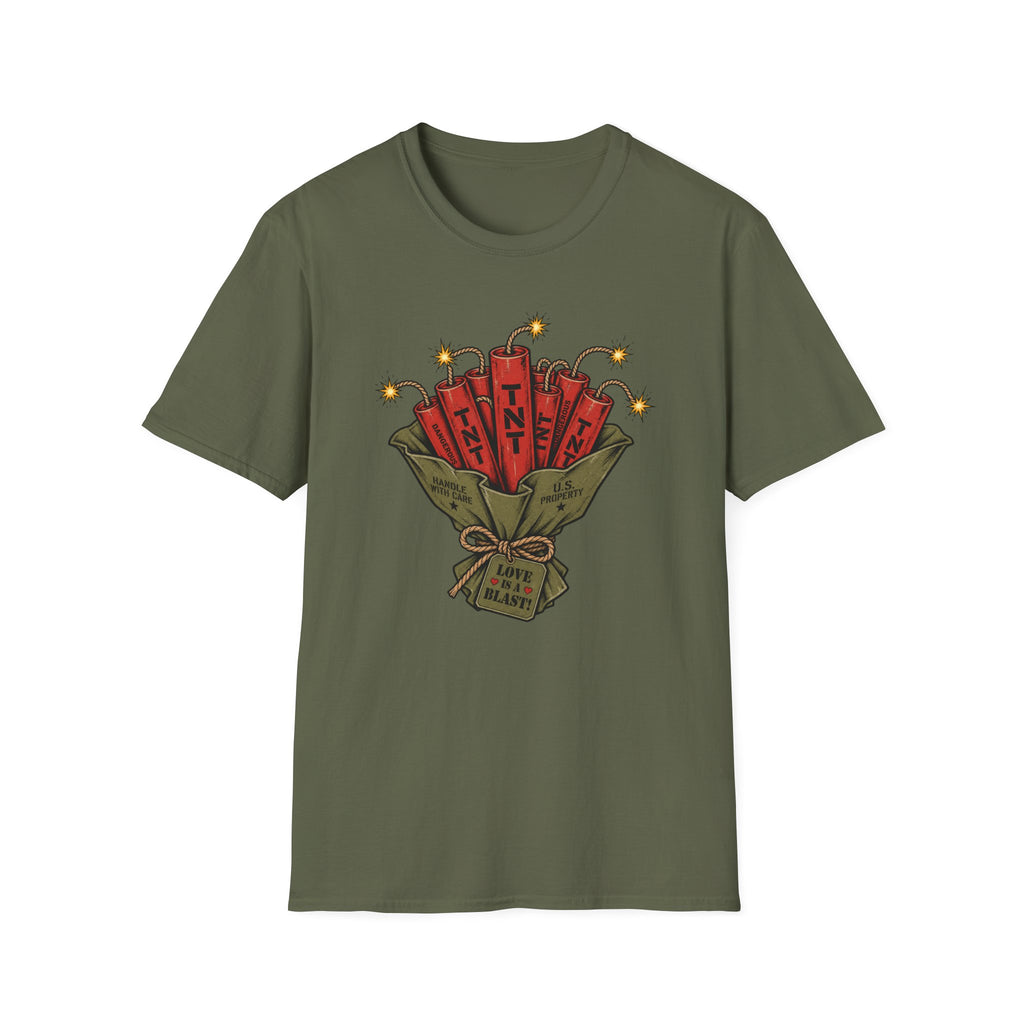 Dynamite Bouquet – Military Humor T-Shirt, Funny TNT Graphic Tee