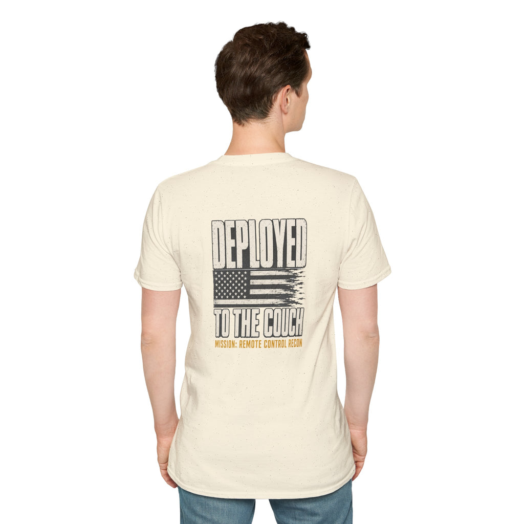 Deployed to the Couch – Funny Veteran & Military Humor Shirt