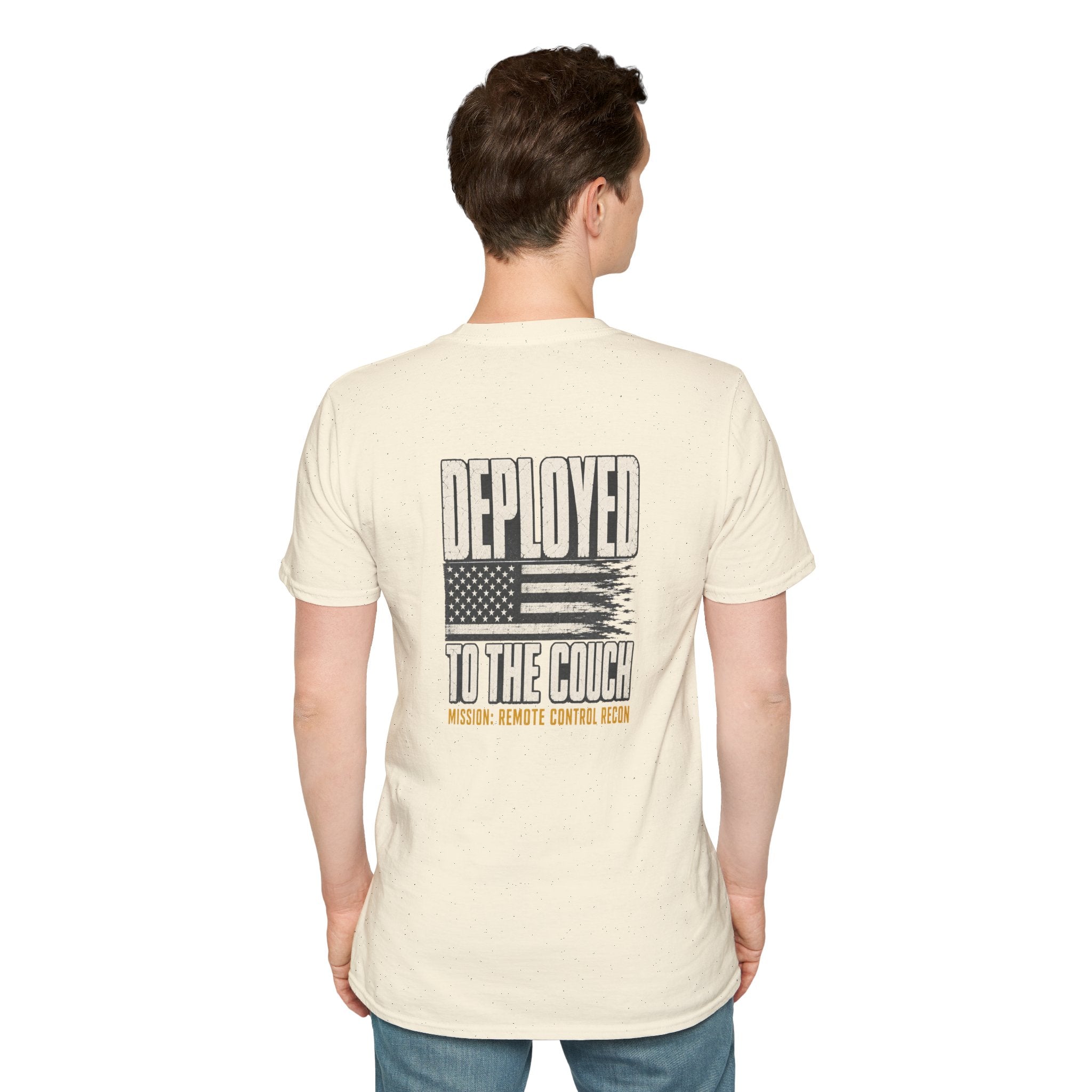 Deployed to the Couch – Funny Veteran & Military Humor Shirt
