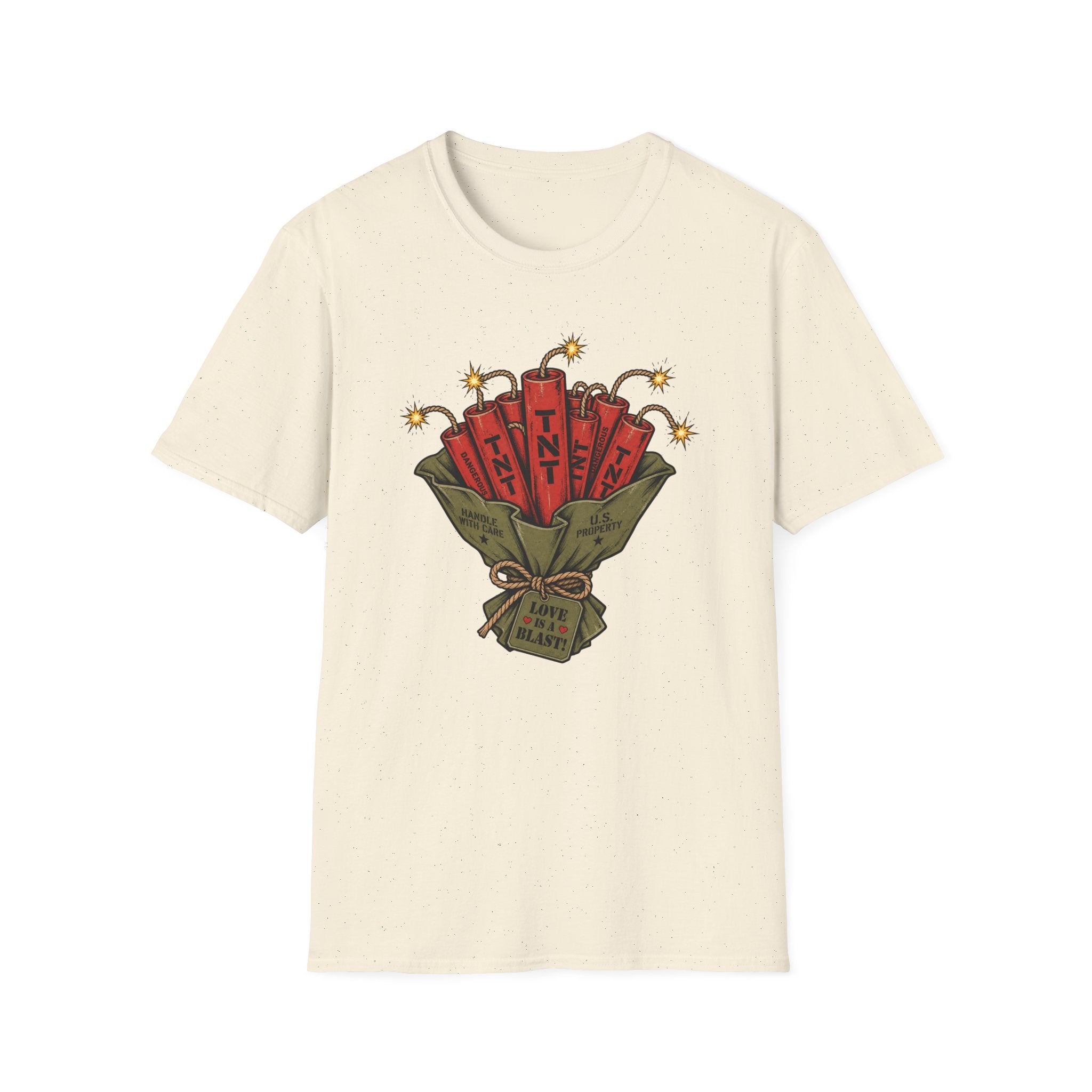 Dynamite Bouquet – Military Humor T-Shirt, Funny TNT Graphic Tee