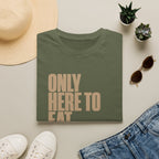 Only Here to Eat Crayons – Funny Veteran & Military Humor Graphic T-Shirt