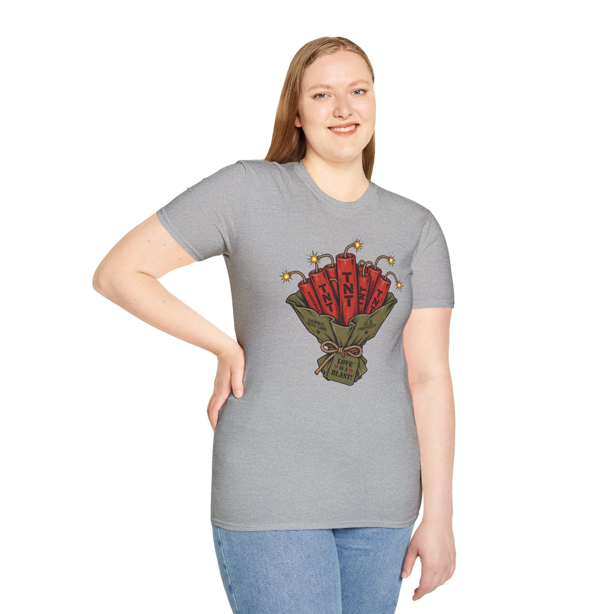 Dynamite Bouquet – Military Humor T-Shirt, Funny TNT Graphic Tee